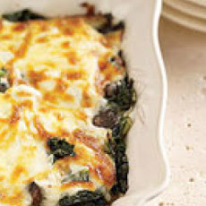Polenta with Kale and Portobello Mushrooms