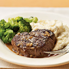 Brandy and Mustard-Glazed Tenderloin Steaks
