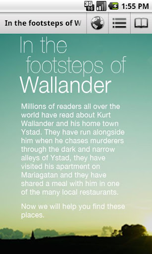 In the footsteps of Wallander