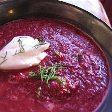 Creamy Beet With Dill Soup