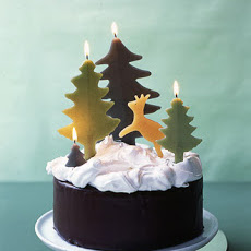 Chocolate Cake with Snowy Meringue