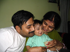 Hiranya with Timmi and Sfurti at Patna