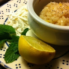 Lemon Risotto with Mint and Ricotta Salata