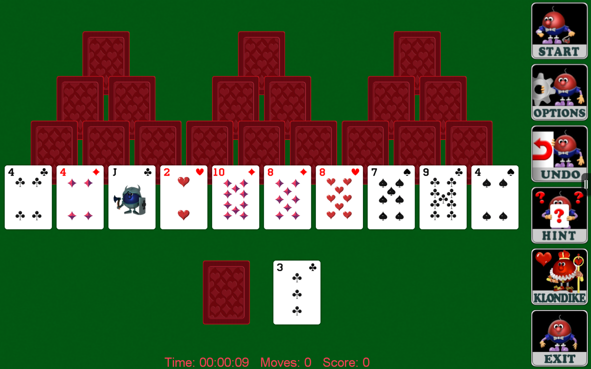 Android application Pyramid Solitaire (Full) screenshort