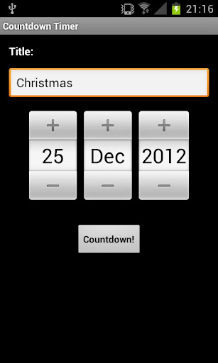 Countdown Timer