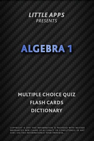 ALGEBRA 1 Terms Equations