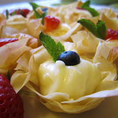 Lemon Cheesecake Phyllo Cups