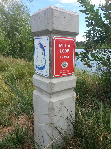 Mill Loop Trail Marker