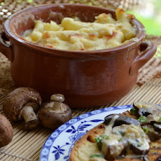 Creamed Morel Mushrooms On Grilled Ciabatta