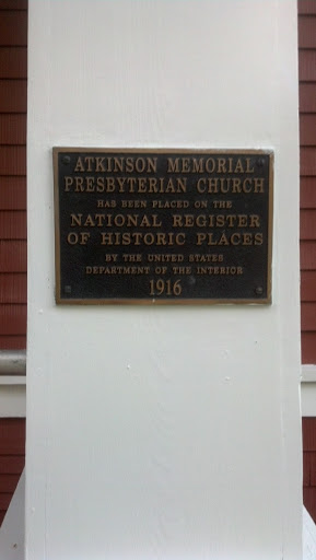 Atkinson Memorial Plaque