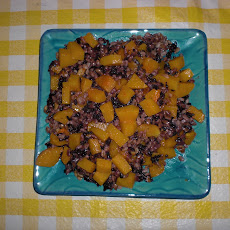 Roasted Butternut Squash with Autumn Grains, Browned Butter, Walnuts and Sage