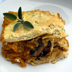 Butternut Squash and Mushroom Lasagna