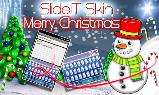 SlideIT Merry Christmas Skin