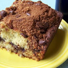 Banana Coffee Cake with Chocolate Chip Streusel