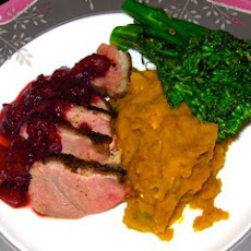 Seared Duck Breast with Fig and Port Sauce