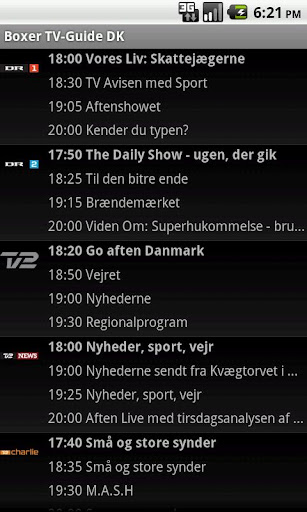 Boxer TV Guide DK