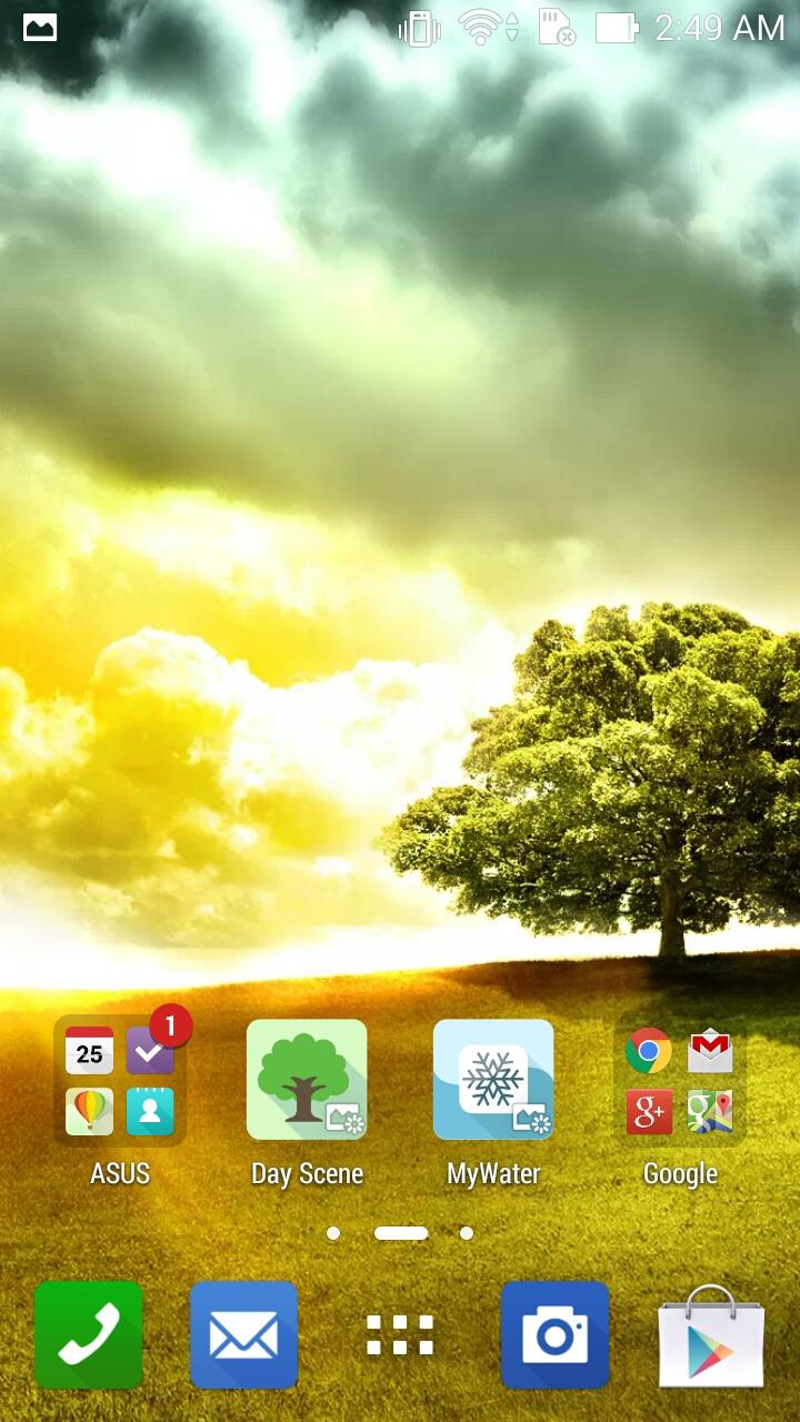 Android application ASUS DayScene - Live wallpaper screenshort