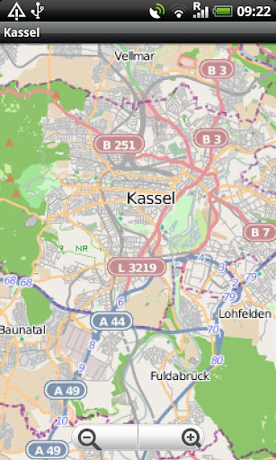 Kassel Street Map