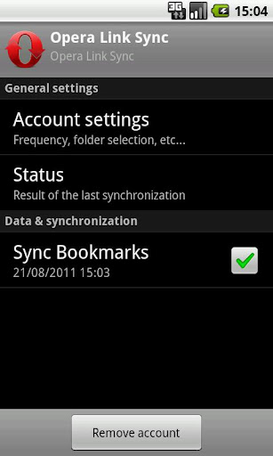 Sync for Opera Link