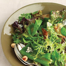 Mesclun Salad with Shallots and Blue Cheese