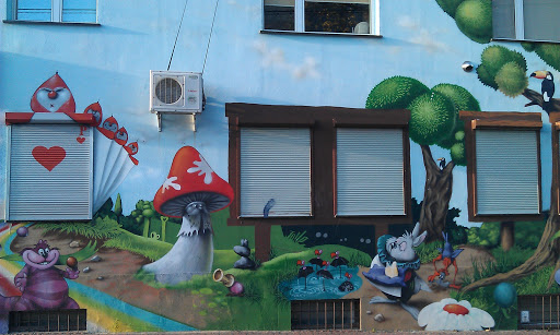 Wonderland Mural 