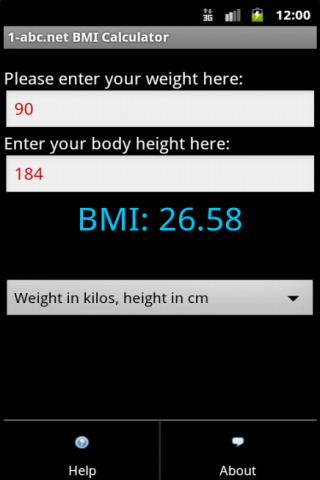 1-abc.net BMI Calculator