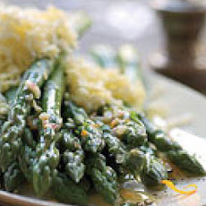 Asparagus with Chopped Egg and Vinaigrette