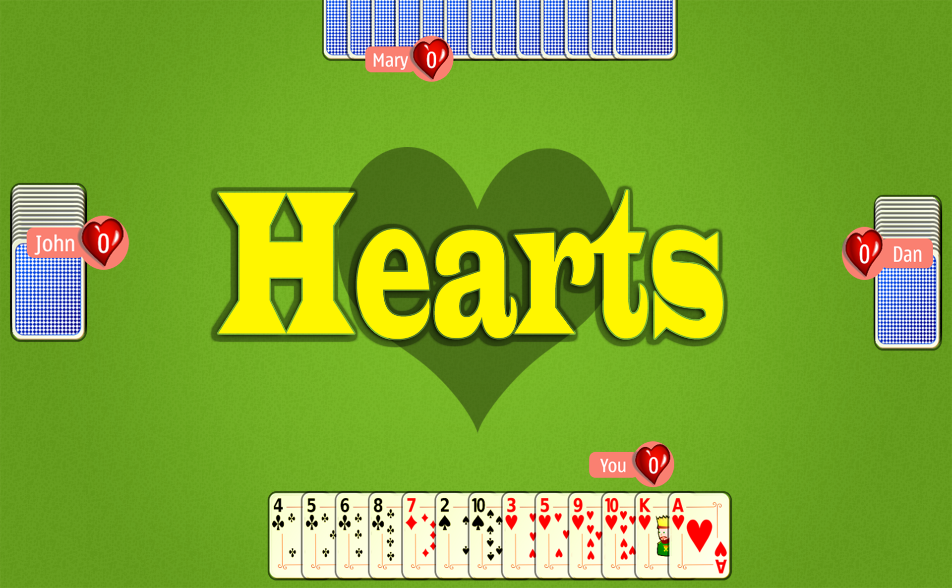 Android application Hearts Mobile screenshort