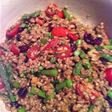 Farro Salad with Asparagus and Parmesan