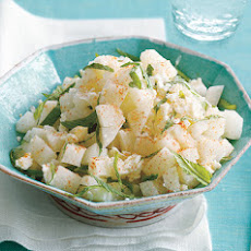 Jicama Salad with Lime Juice and Fresh Mint