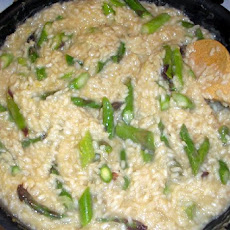 Asparagus and Shiitake Risotto