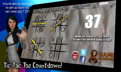 【免費街機App】Tic Tac Toe Countdown - 7 inch-APP點子