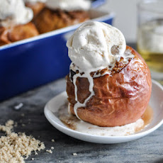 Bourbon Baked Apples