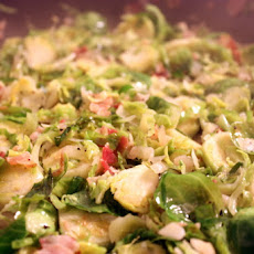 Brussels Sprouts with Pancetta and Shallots