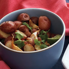 Pouch-Grilled Potatoes and Garlic
