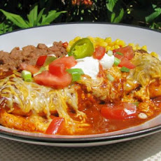 Chile-Chicken Enchiladas