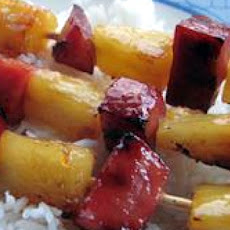 Pineapple Ham Skewers