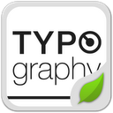 Typo White GOLauncher EX Theme mobile app icon