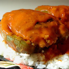 Mom's Top-Of-The-Stove Stuffed Bell Peppers