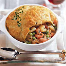 Root Vegetable Cobbler with Chive Biscuit Topping