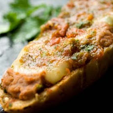 Molletes with homemade bolillos