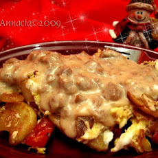 Midwestern German Fries With Sausage Gravy