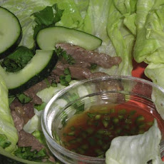 Vietnamese-Style Grilled Beef Wrap-Ups