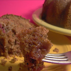 Glazed Plum Bundt Cake