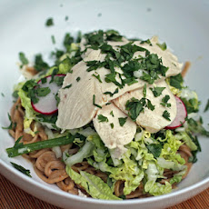 Mindy Fox's Peanut Soba, Cabbage, and Chicken Salad