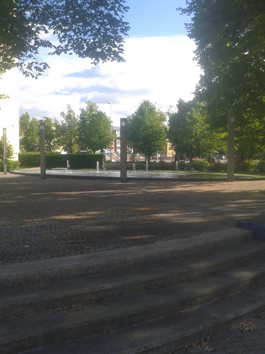 Water and Pillars Fountain