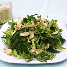 Smoked Trout Salad with Apples, Fennel and Creamy Horseradish Dressing