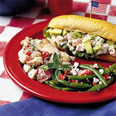 Marinated Green Beans with Tomatoes, Olives, and Feta
