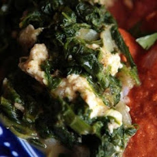 Saag Paneer (Low Fat Cheese With Spinach)