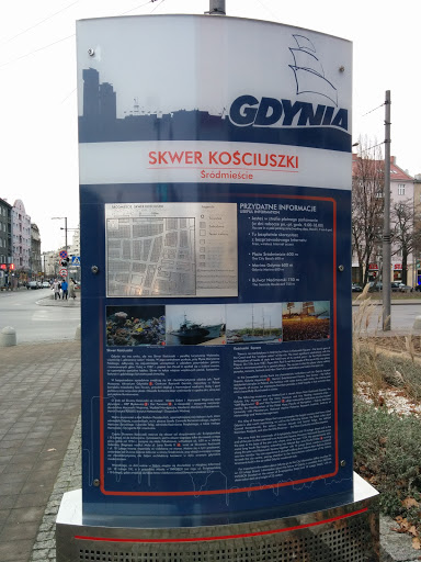 Skwer Kościuszki Info Board